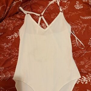 Forever 21 Cream Body Suit